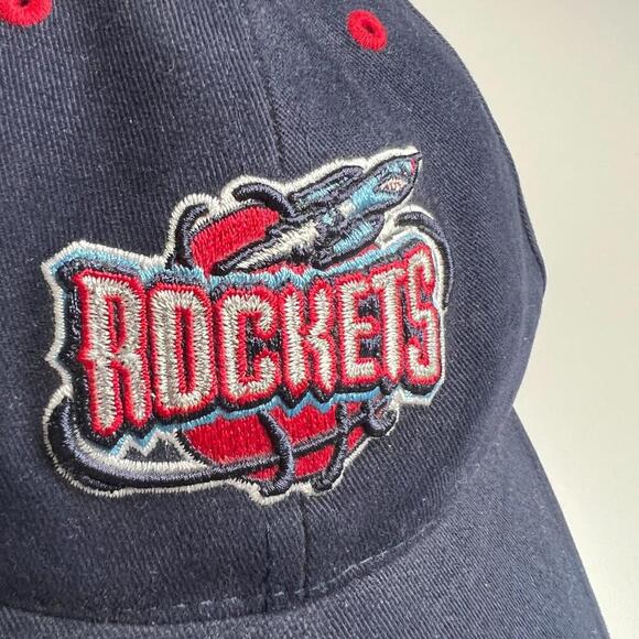 Vintage Houston Rockets Hat 90s Twins Enterprise NBA Cap Made in Macau One Size - Picture 7 of 8